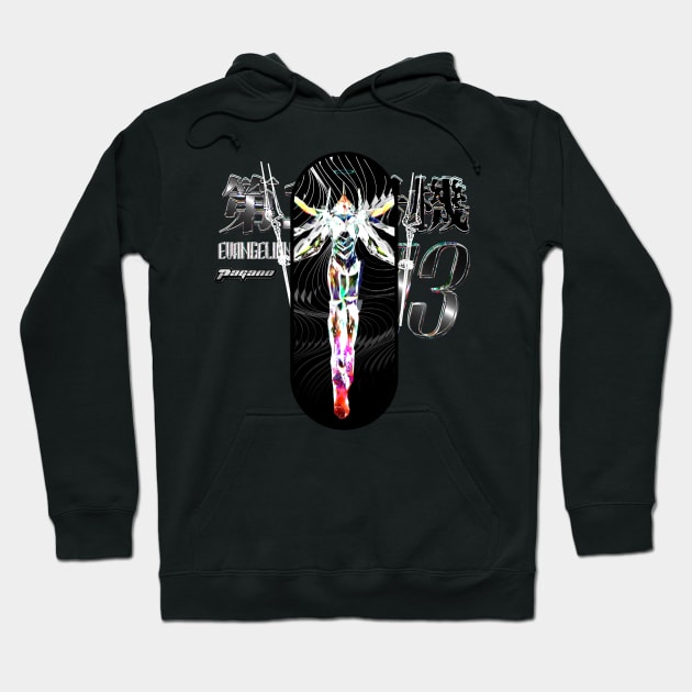 Stained Glass Evangelion 13 (3.0 + 1.0) Hoodie by LANX